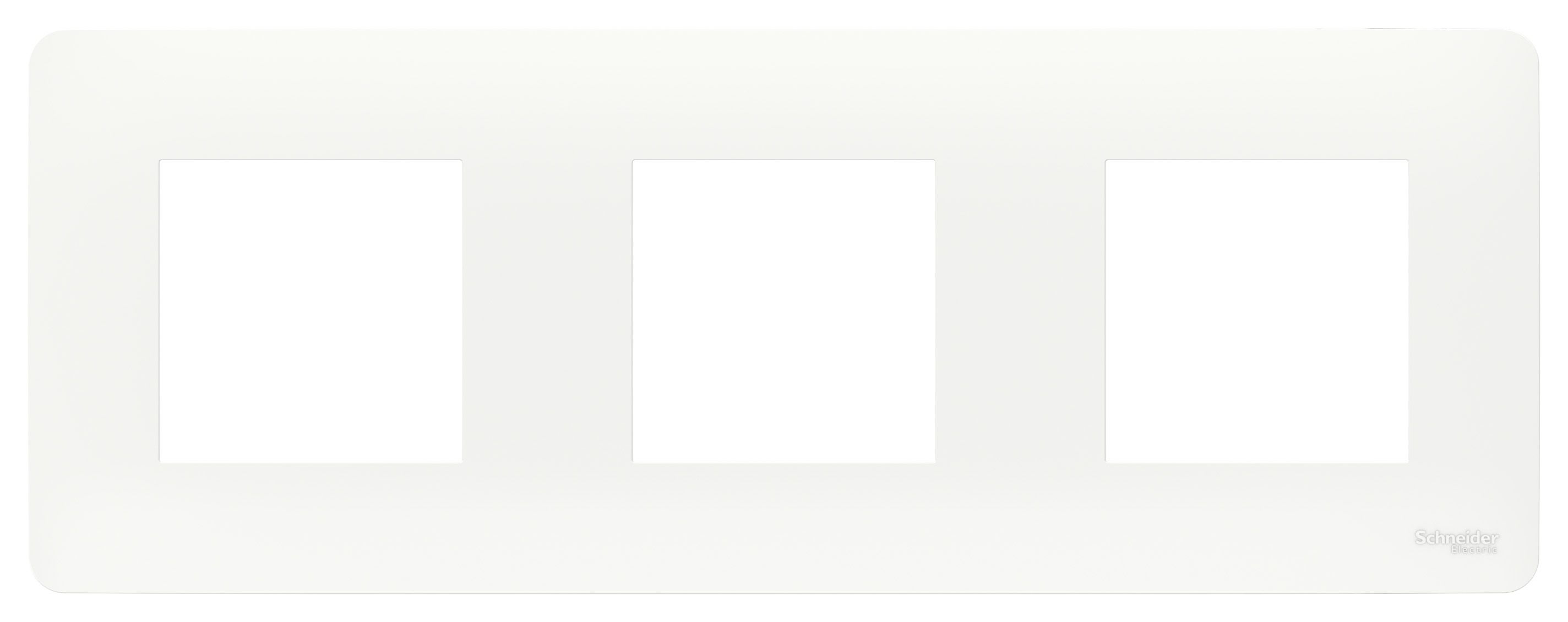 Рамки Unica Studio Белый Рамка Unica Studio Белый 3-ная NU200618