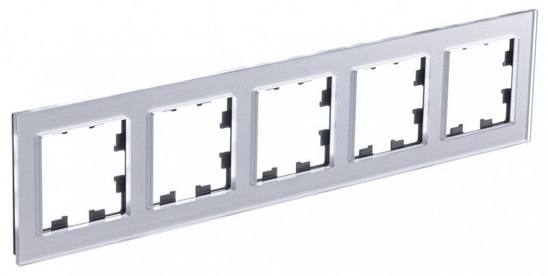 AtlasDesign Рамки Nature Рамка Systeme Electric AtlasDesign Nature Стекло Алюминий 5-ая универсальная ATN320305