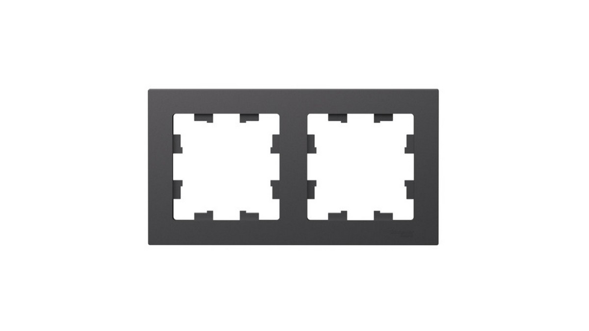 AtlasDesign Базальт Рамка Systeme Electric AtlasDesign Базальт 2-ая, универсальная ATN001402