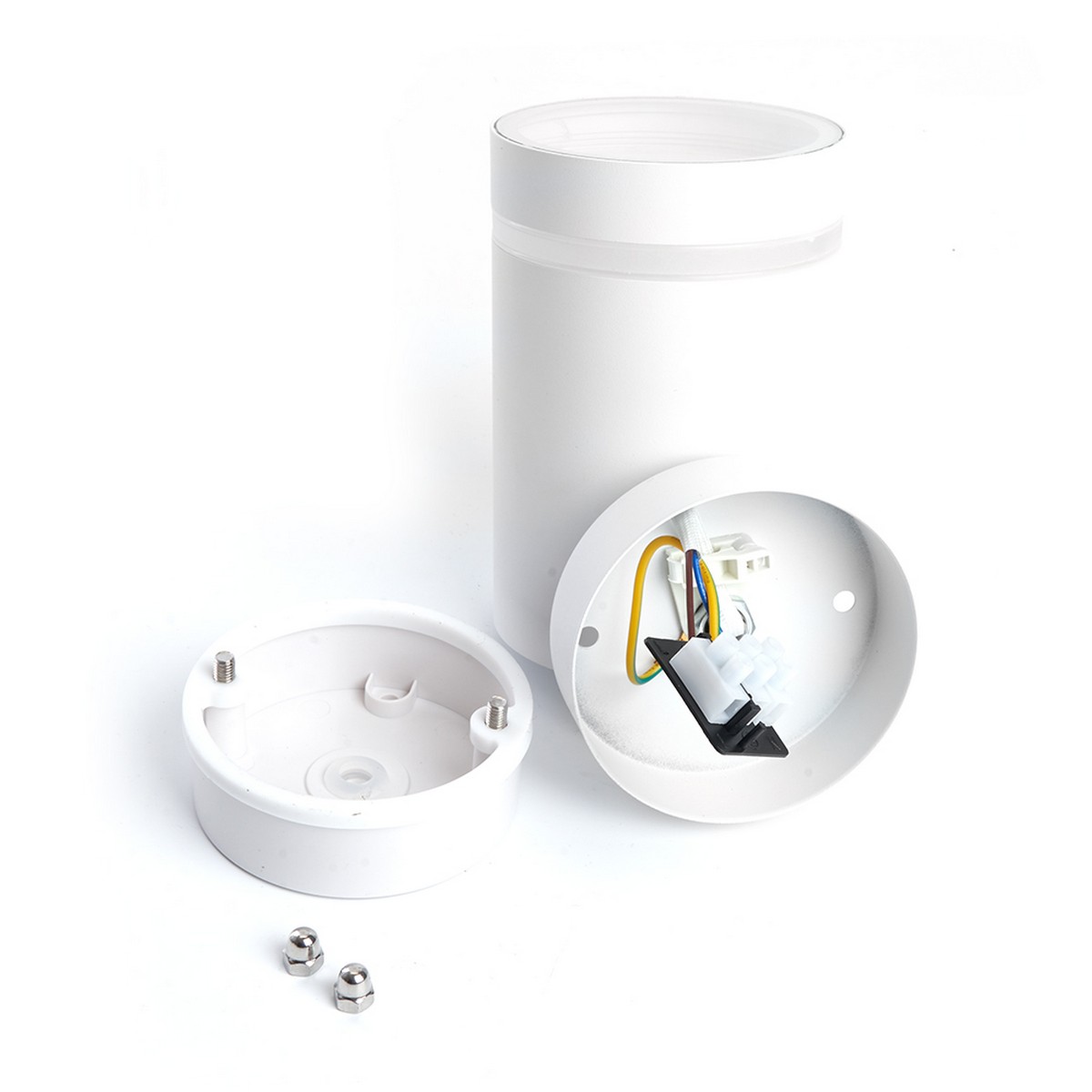 Уличные настенные светильники Светильник садово-парковый Feron DH1001 на стену  GX53 230V белый 48315 