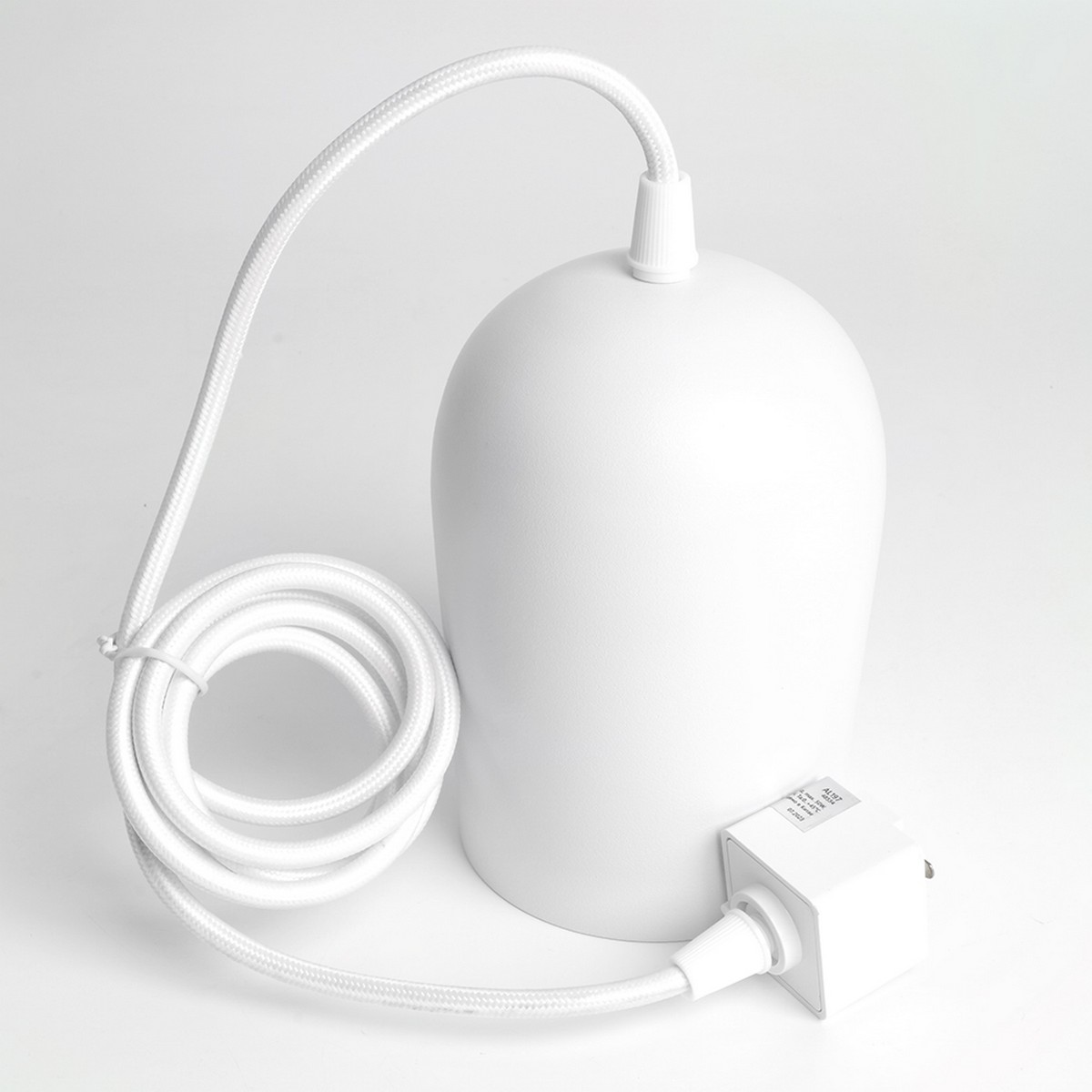 Трековые светодиодные светильники Светильник Feron AL197 трековый однофазный на шинопровод под лампу на подвесе E27 белый 48554 