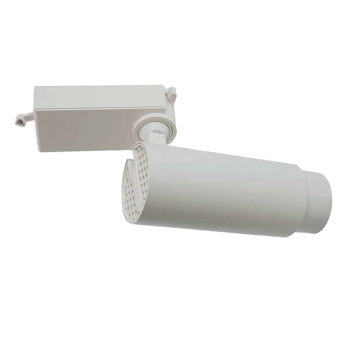 Трековые светодиодные светильники Светодиодный светильник Feron AL137 трековый 20W 4000K белый изменяемый угол освещения 15-60 град 51175 