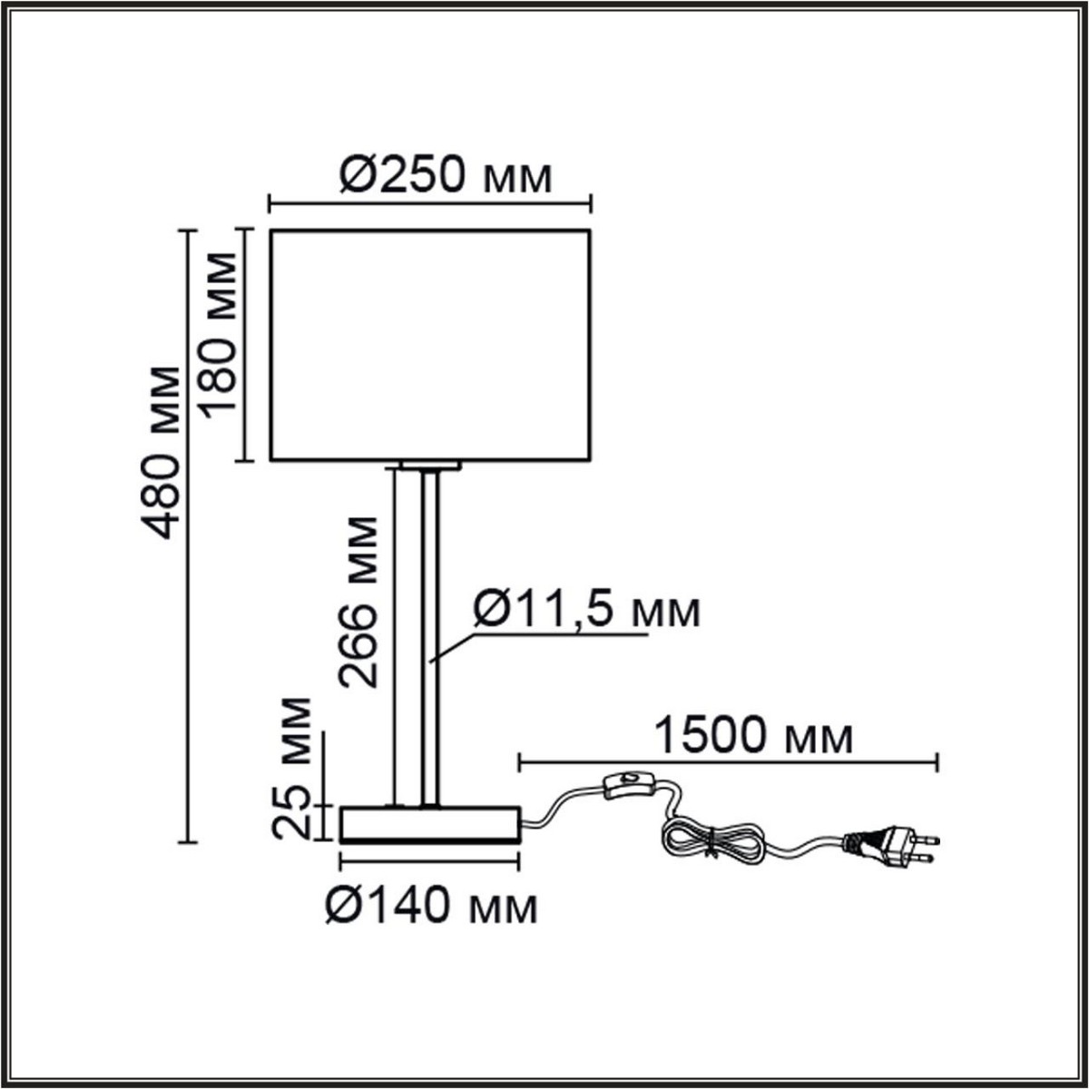 Настольные лампы Настольная лампа LUMION 8251/1T NIKKI 