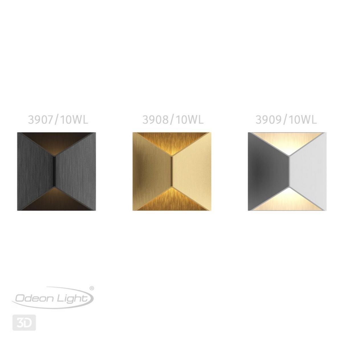 Накладные светодиодные светильники Настенный светильник ODEON LIGHT 3909/10WL TIBRO 