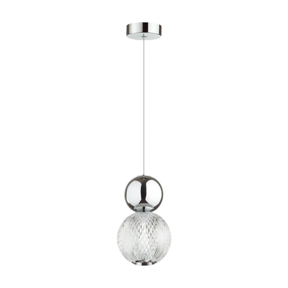 Подвесные светодиодные светильники Подвес ODEON LIGHT 5007/7L CRYSTAL 