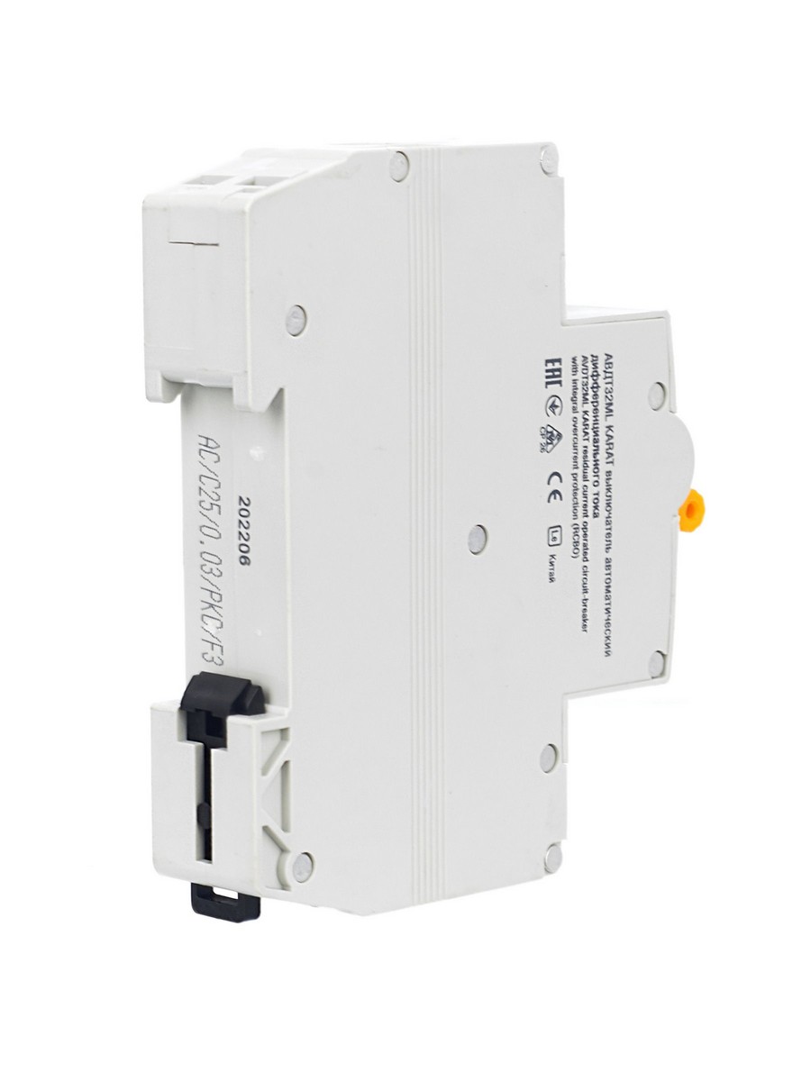 IEK Дифференциальный автоматический выключатель IEK KARAT АВДТ32МL С25 30мА KARAT MVD12-1-025-C-030 