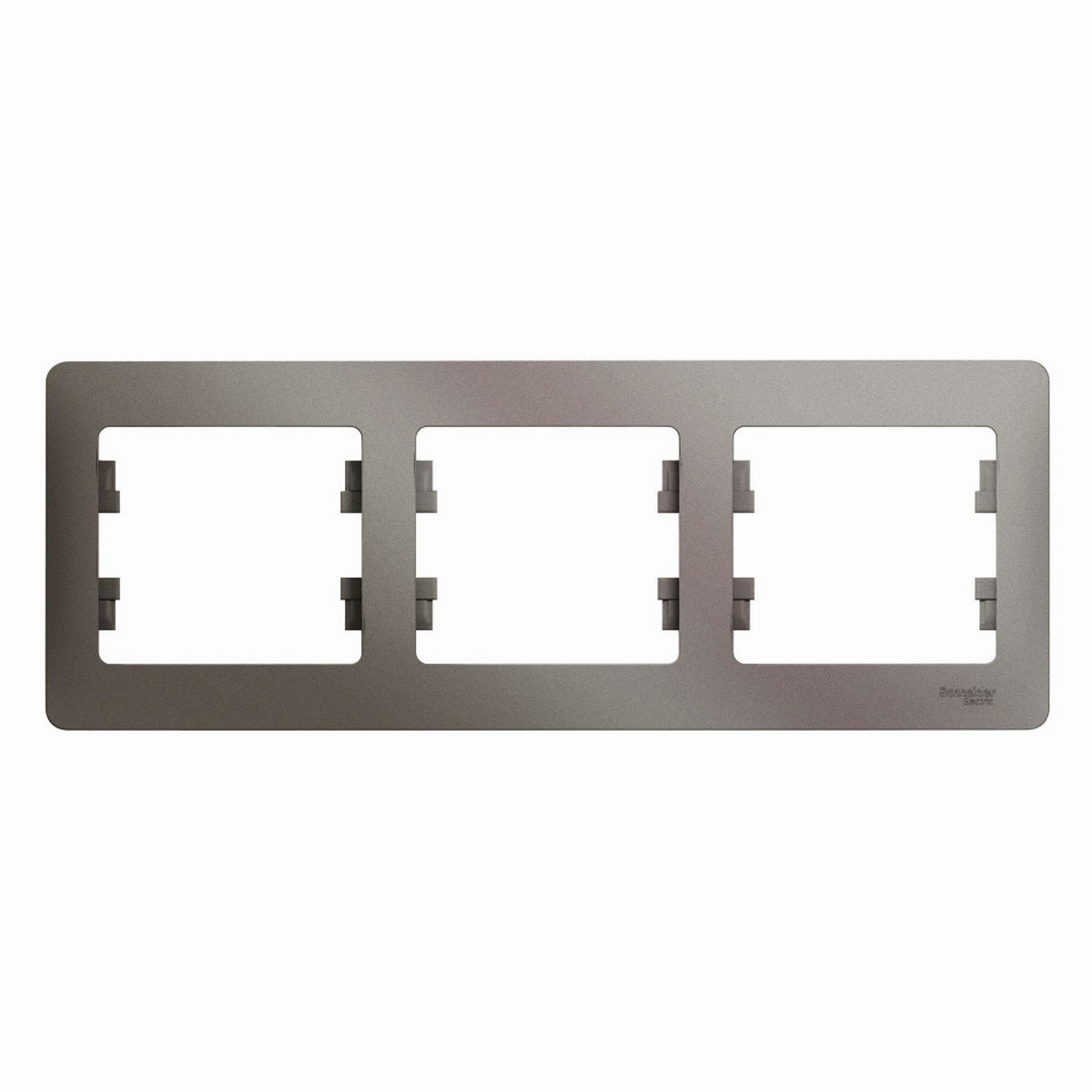 Glossa Платина Рамка Systeme Electric Glossa Платина 3-ая горизонтальная GSL001203