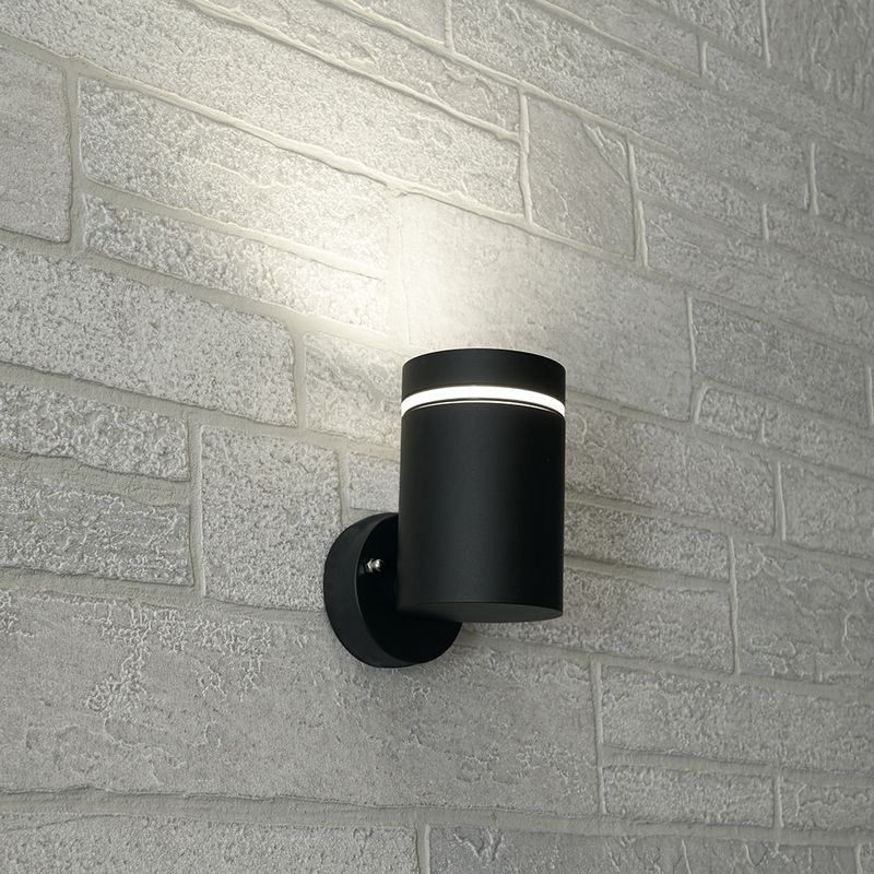 Уличные настенные светильники Светильник садово-парковый Feron DH1001 на стену  GX53 230V черный 11708 