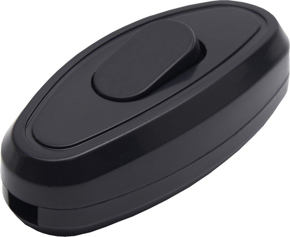 Выключатель на шнур STEKKER GLS10-01-20 250В, 10A, черный 39003