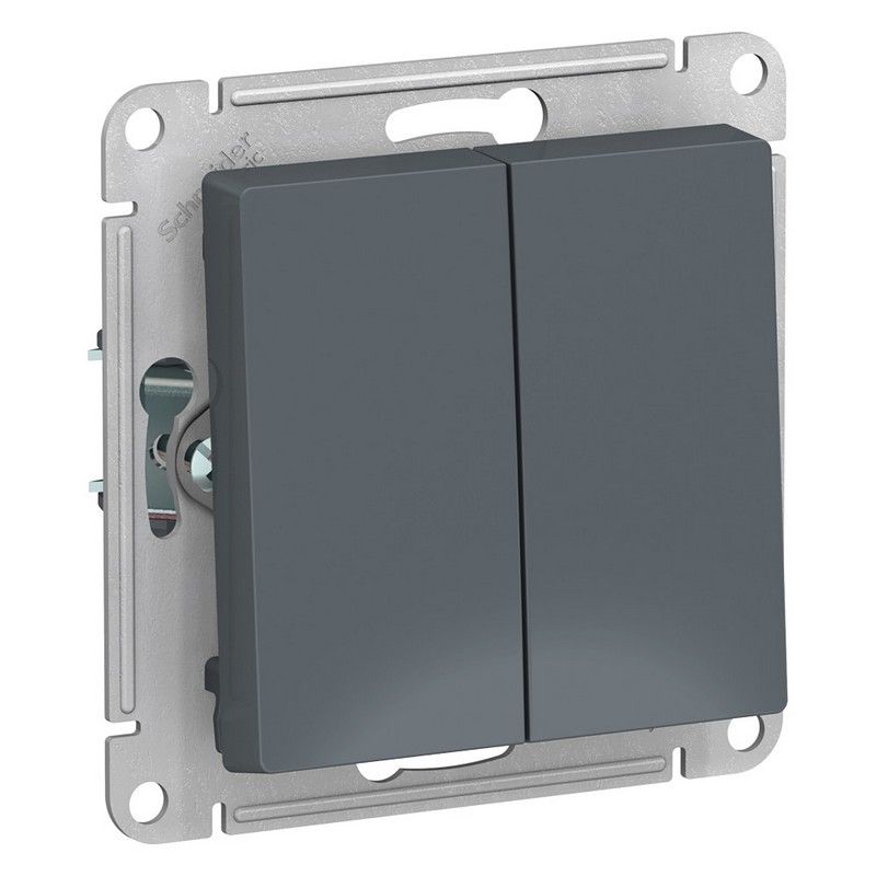 AtlasDesign Грифель Выключатель 2-клавишный Systeme Electric AtlasDesign Грифель ATN000751