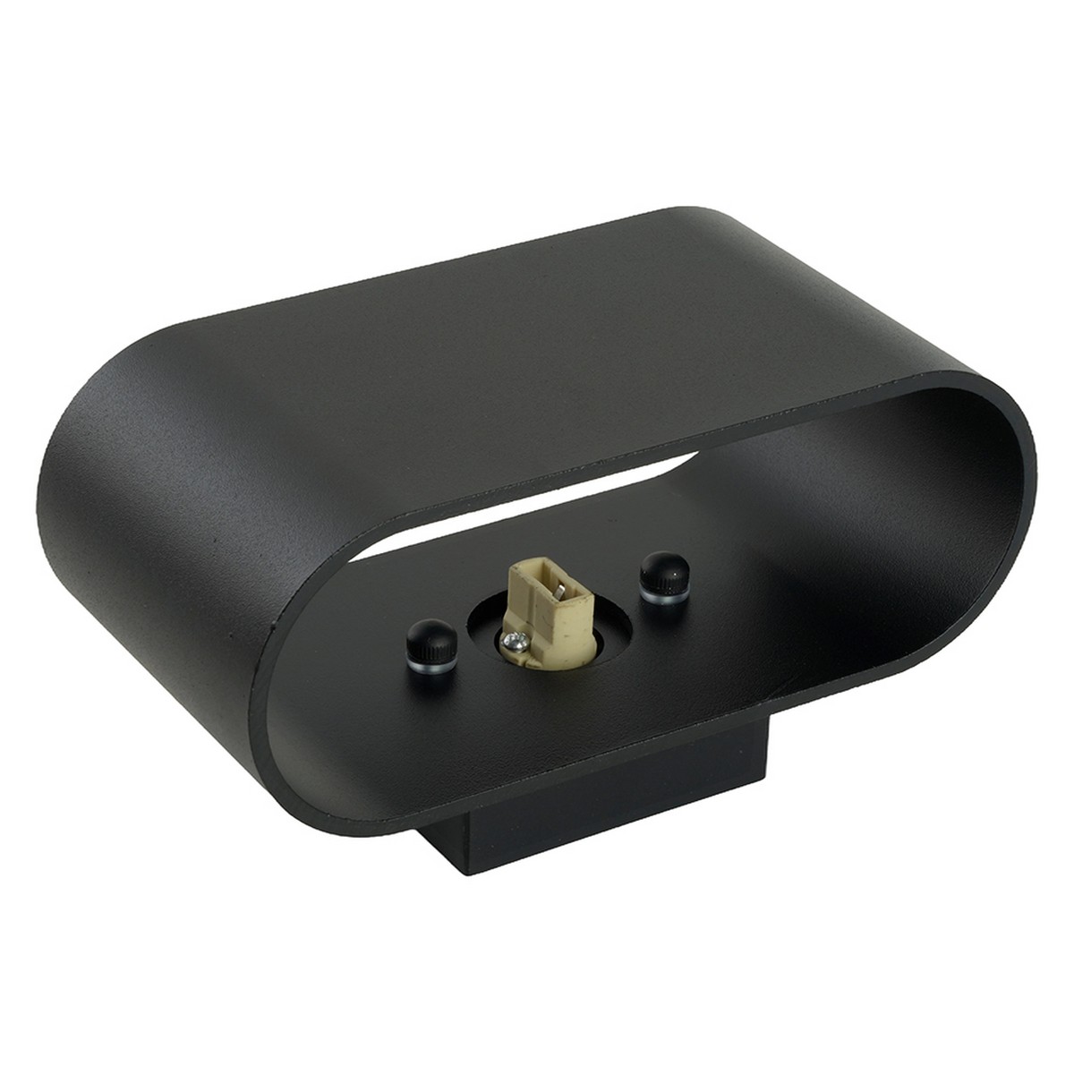 Накладные светодиодные светильники Светильник настенный Feron ML1780 Oval 5W чёрный 48435 