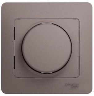 Glossa Платина Светорегулятор (диммер) Systeme Electric Glossa Платина универсальный 600Вт-ВА е) GSL001236