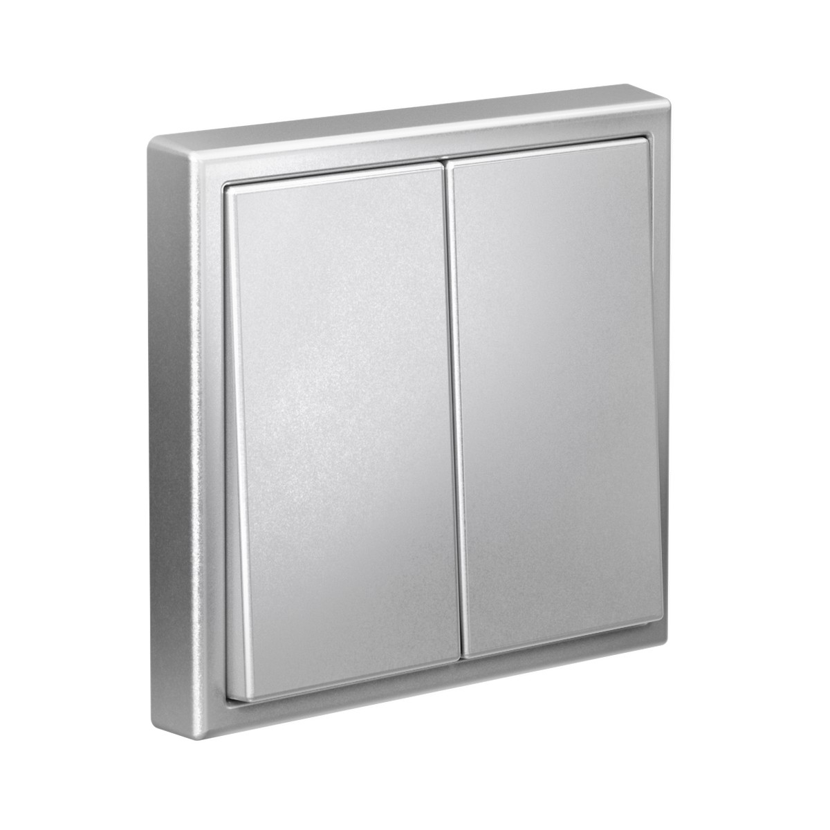 ArtGallery Алюминий Выключатель SE ArtGallery Алюминий 2-клавишный, быстрозажим. клем. GAL000351S