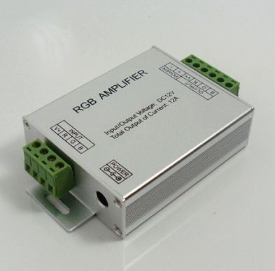Контроллеры для светодиодной ленты Усилитель для светодиодной ленты Eleganz RGB+White DC12-24V/24A 