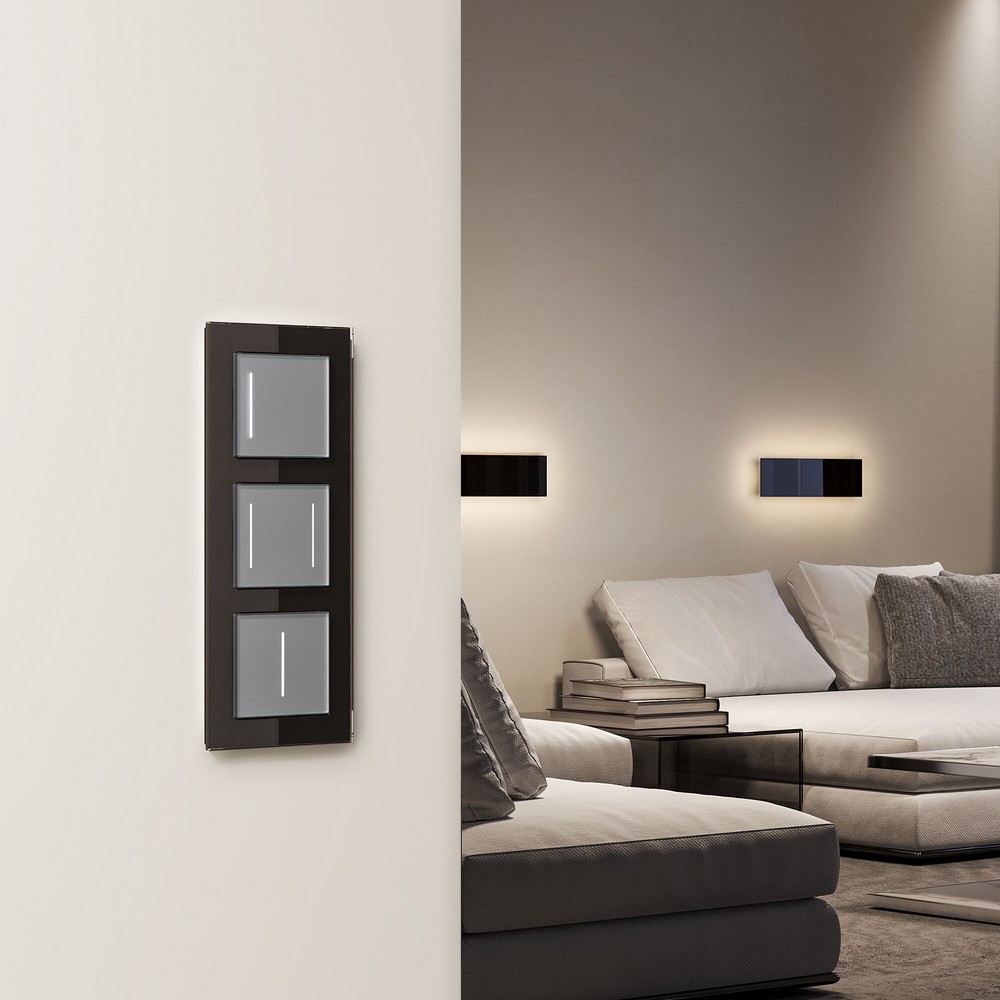 Werkel Серебряный механизмы Умный сенсорный выключатель Werkel одноклавишный (серебряный) W45130060