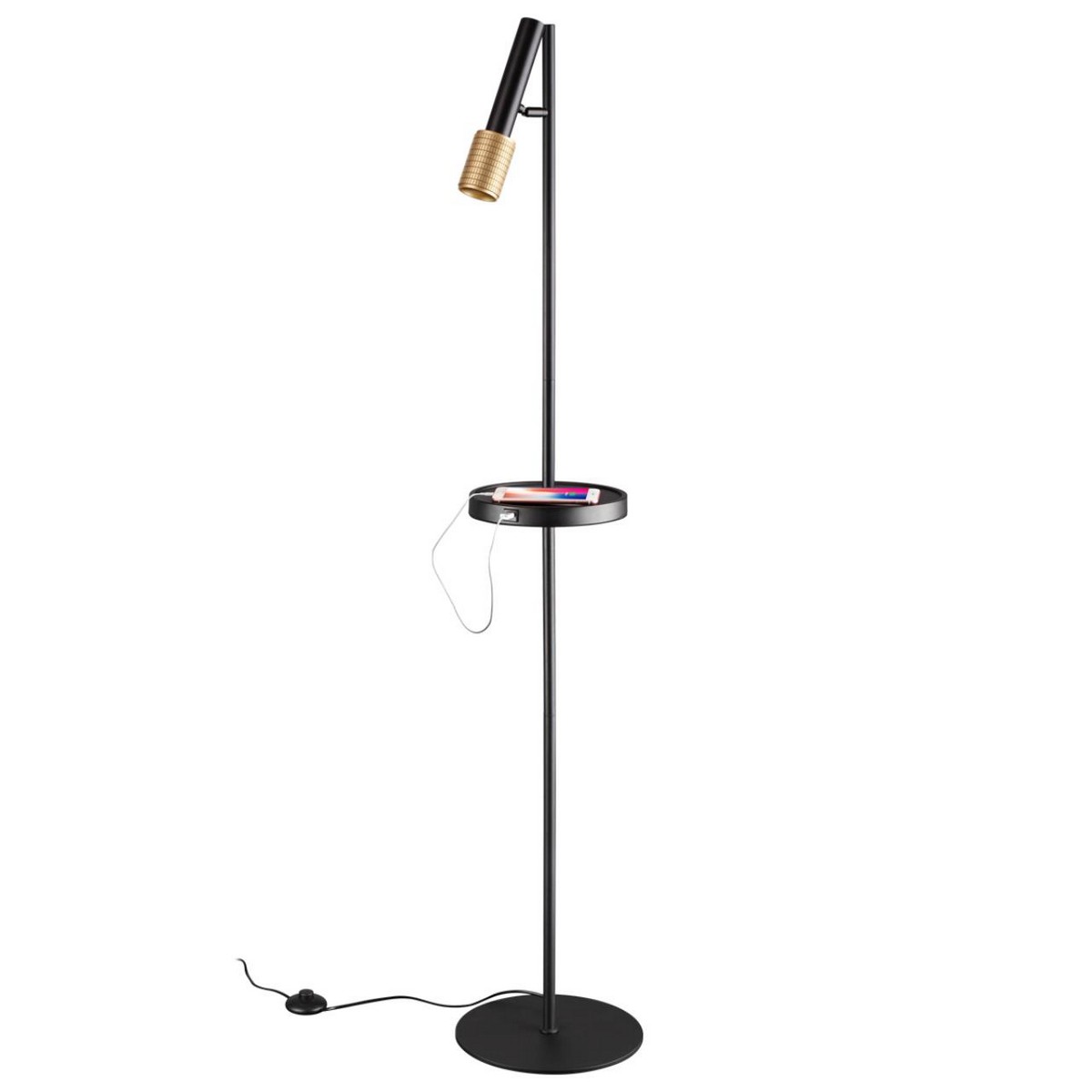 Торшеры Торшер с полкой/USB ODEON LIGHT 4240/1F MEHARI 