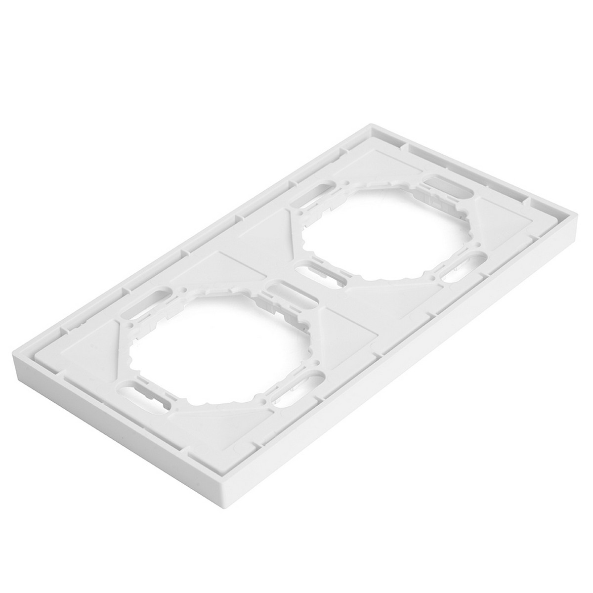 Эмили - Розетки и выключатели Stekker Рамка 2-ая STEKKER Эмили PFR00-5002-01 белый фарфор soft touch 49885