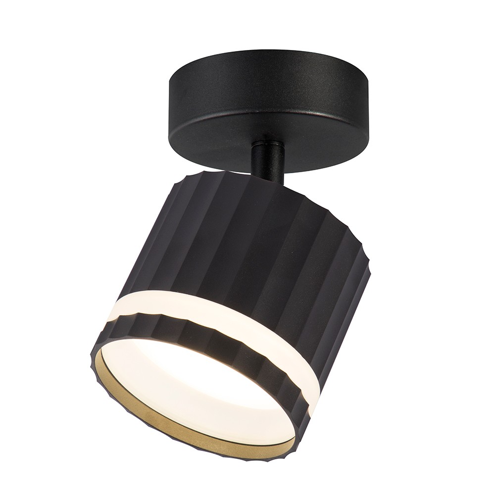 Светильники споты светодиодные Светильник Feron HL3691 OLYMPUS настенно-потолочный GX53 черный 48682 