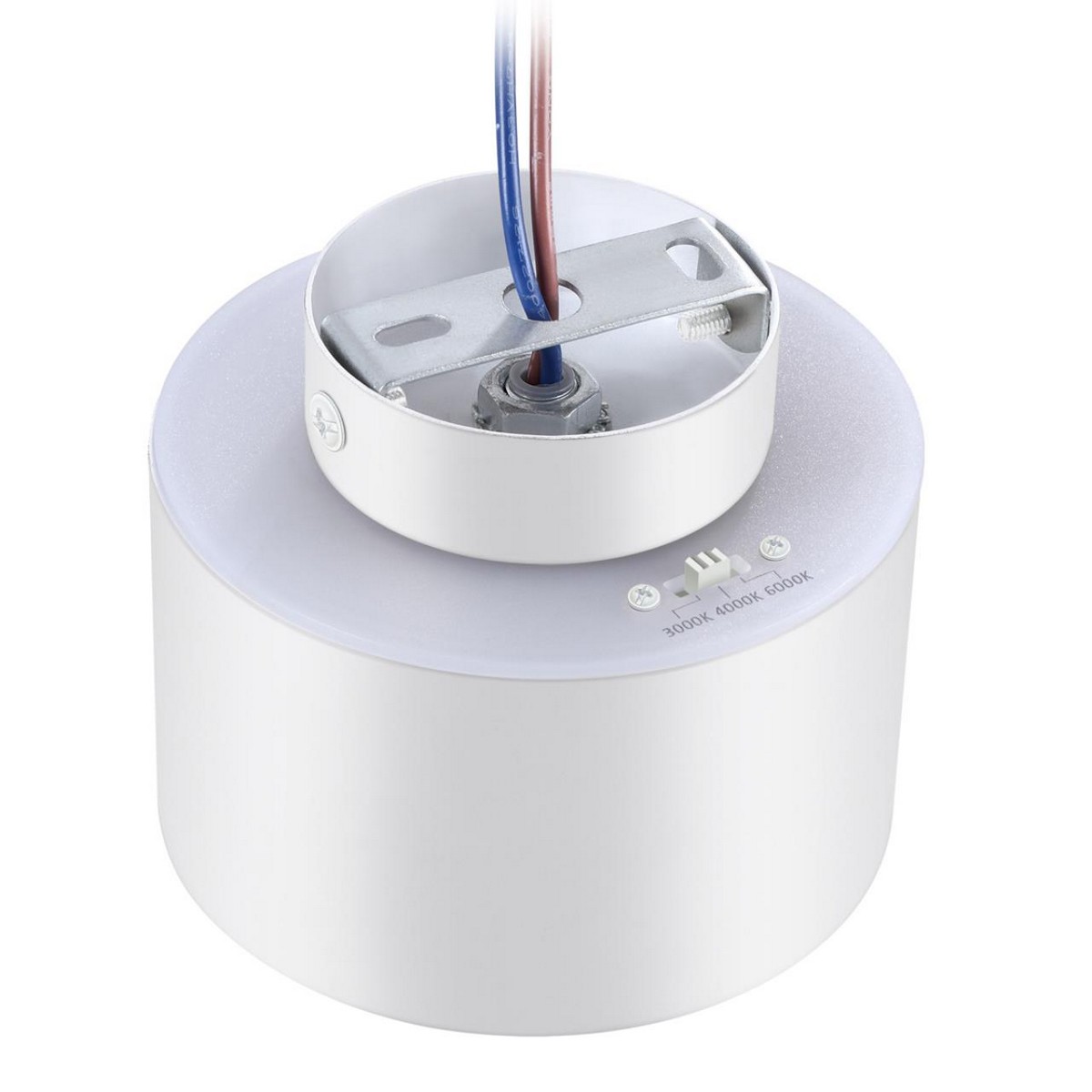 Накладные светодиодные светильники Светильник накладной светодиодный с переключателем цветовой температуры NOVOTECH 358970 GIRO 