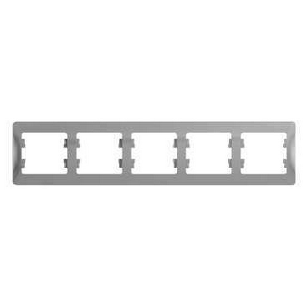 Glossa Алюминий Рамка Systeme Electric Glossa Алюминий 5-я, горизонтальная GSL000305