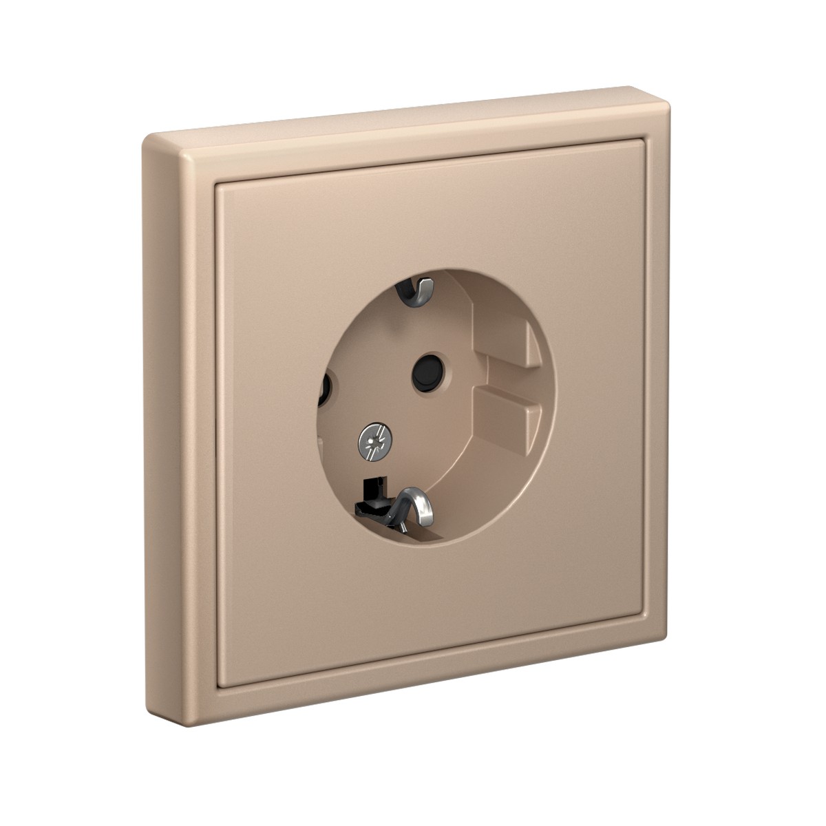 ArtGallery Песочный Розетка Systeme Electric ArtGallery Песочный с заземлением со шторками 16А GAL001245