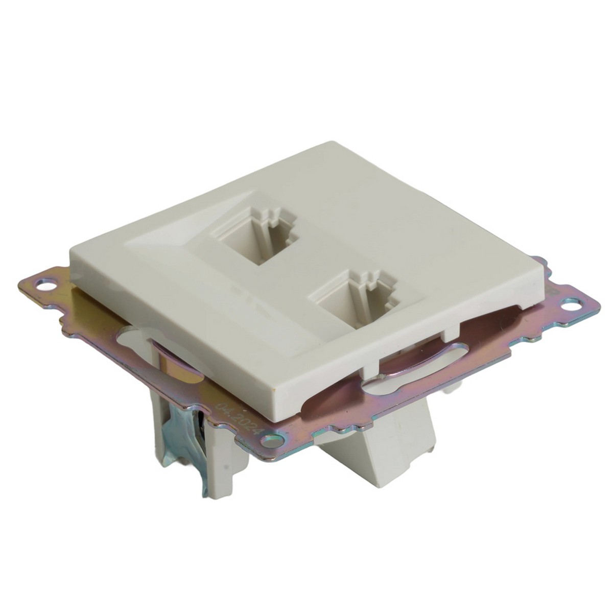 Катрин - Розетки и выключатели Stekker Розетка компьютерная 2-местная RJ-45 STEKKER GLS00-7109-01 Катрин белый 50003