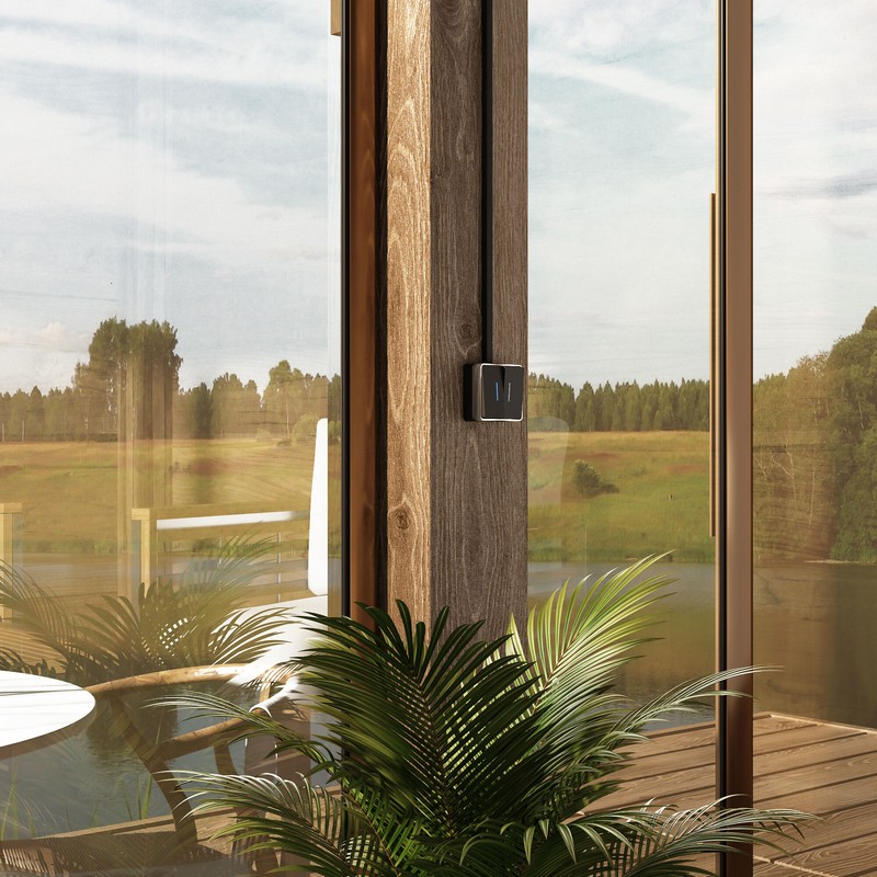 Werkel Gallant черный хром Выключатель Werkel двухклавишный с подсветкой Gallant (черный/хром) W5020135