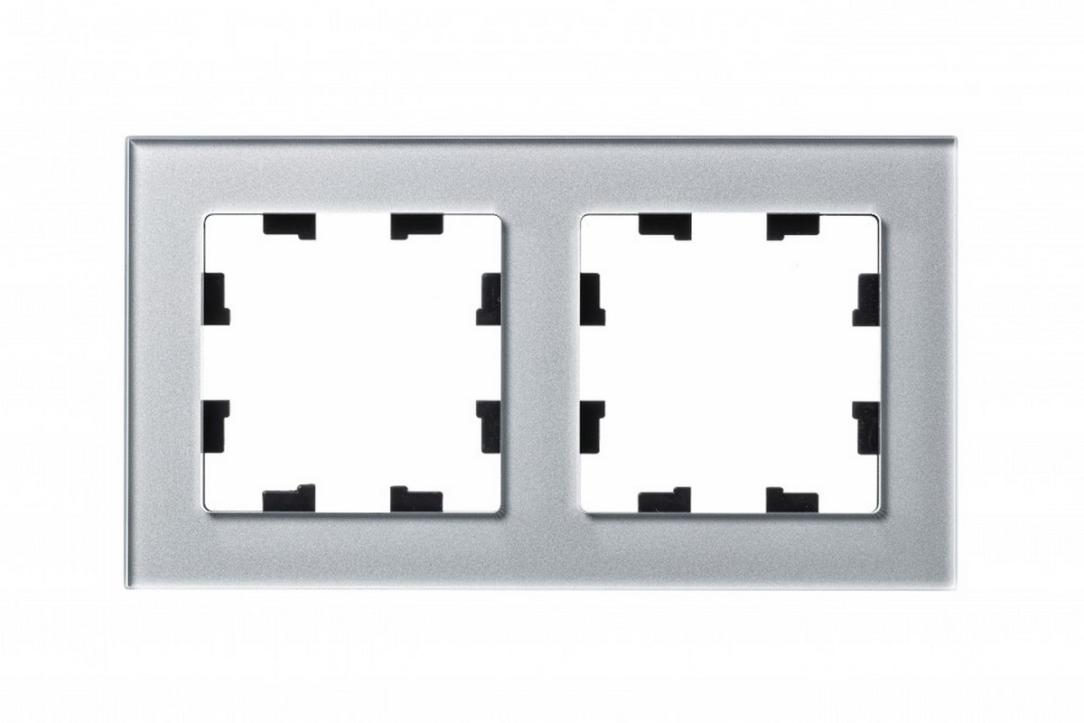 AtlasDesign Рамки Nature Рамка Systeme Electric AtlasDesign Nature Стекло алюминий 2-ая ATN320302