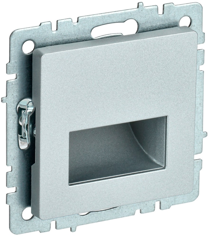 IEK Brite Алюминий Подсветка IEK BRITE LED встраиваемая ПЛ20-БрА алюминий BR-FL20-K47