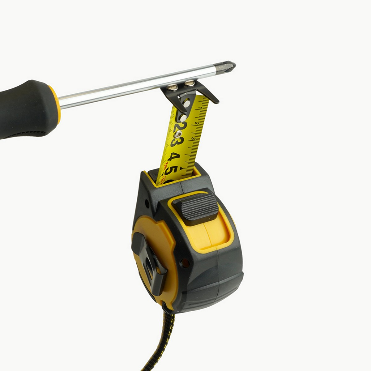 Рулетка STEKKER MTS-85-P 5 м х 25 мм магнит, двухстороннее нанесение 50210 фото