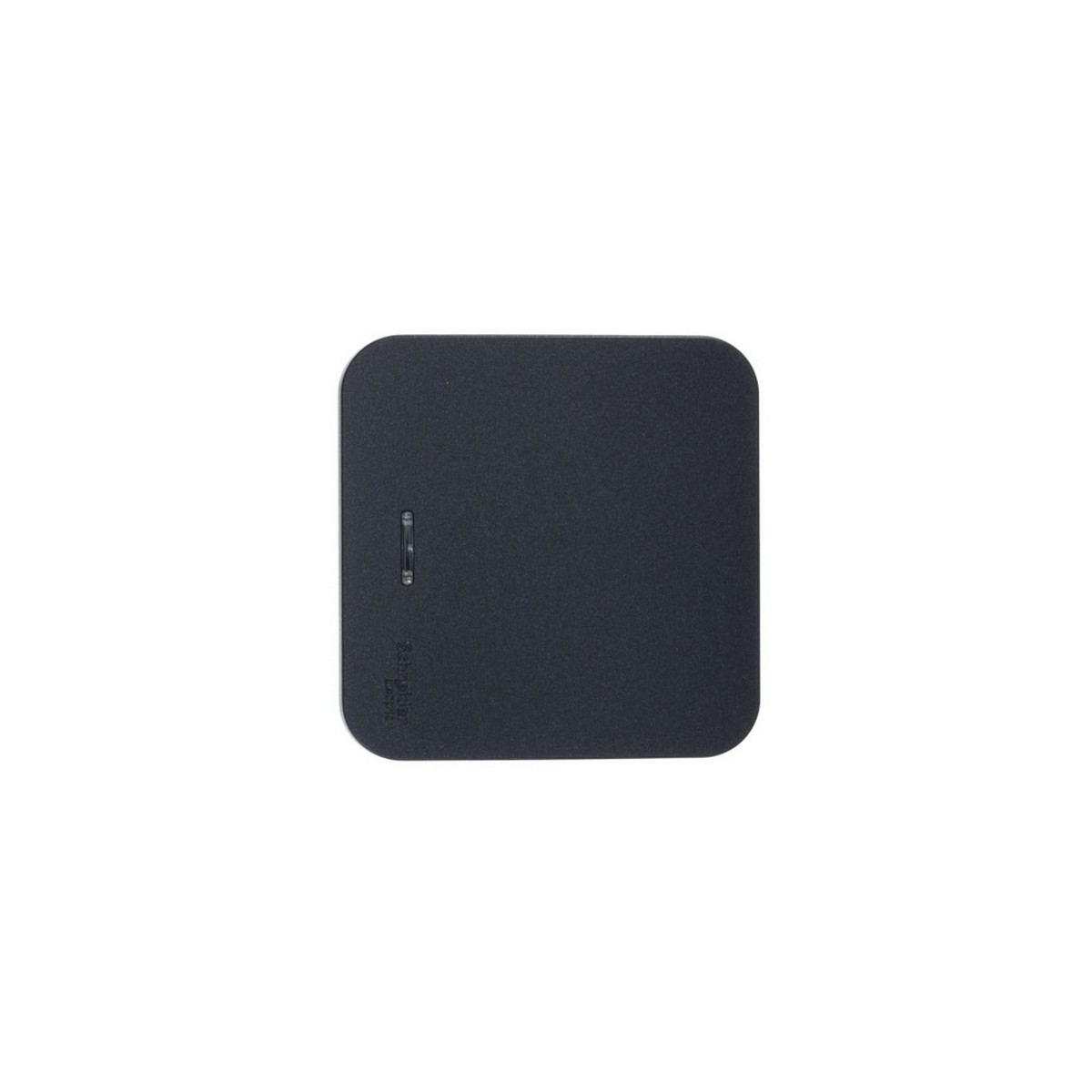 Blanca антрацит розетки и выключатели Выключатель SE Blanca 1-клавишный Антрацит наружный с подсветкой изолир. пластина BLNVA101116