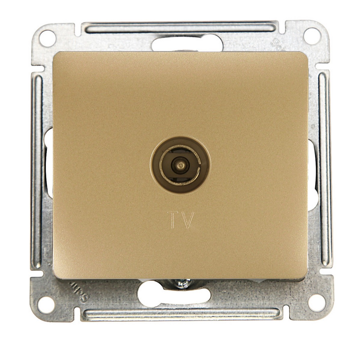 Glossa Перламутр Розетка TV Systeme Electric Glossa Перламутр коннектор GSL000693