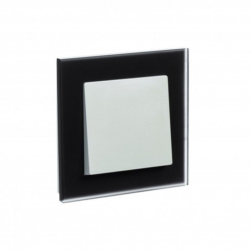 AtlasDesign Рамки Nature Рамка Systeme Electric AtlasDesign Nature Матовое стекло черный 1-ая ATN331001