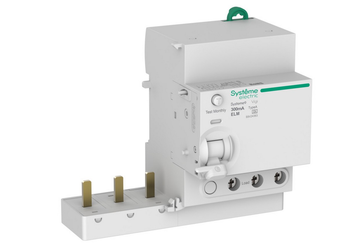 Systeme Electric Блок диф. тока Systeme Electric Systeme9 (БДТ) 63A 3P 300мА Тип-A S9V24363 
