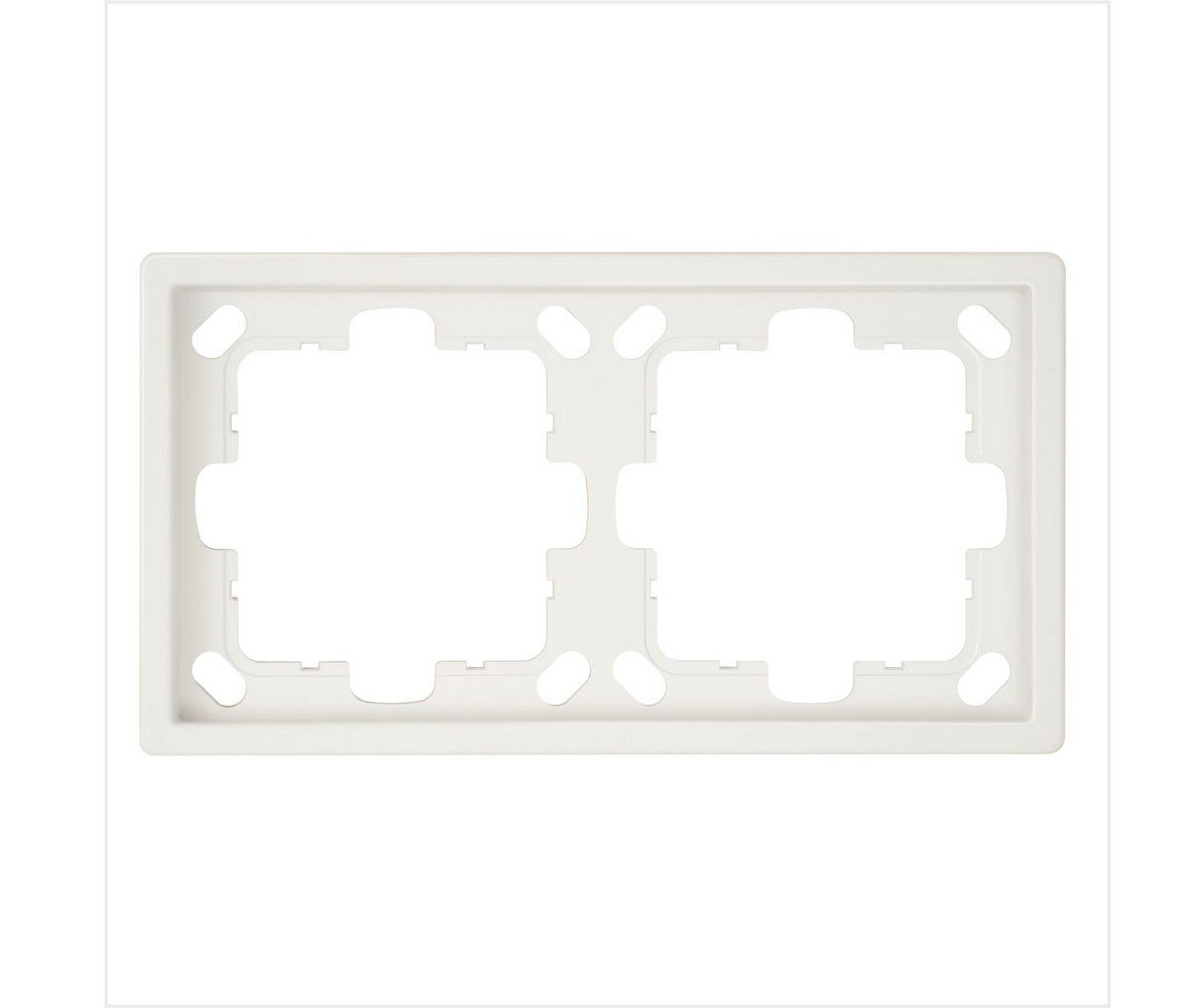 JASMART FD - розетки и выключатели Рамка JASMART FD 2-постовая Сахара 1002SH