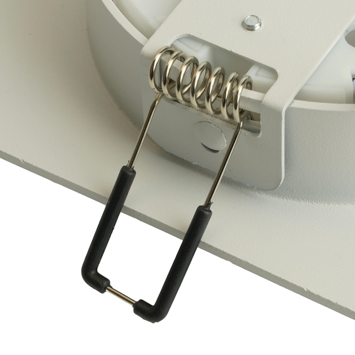 Встраиваемые светодиодные светильники Светильник встраиваемый Feron DL506 потолочный GX53 белый + черный квадрат 51359 