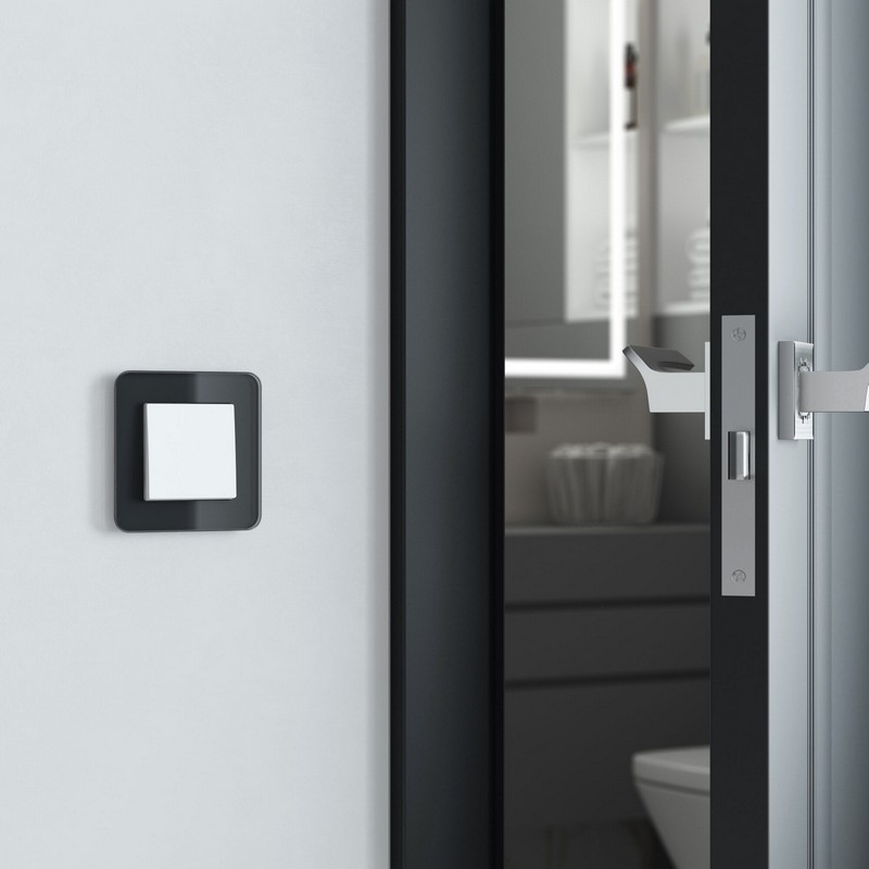 Рамки Werkel Elite Рамка Werkel из стекла на 1 пост Elite черный W0012448