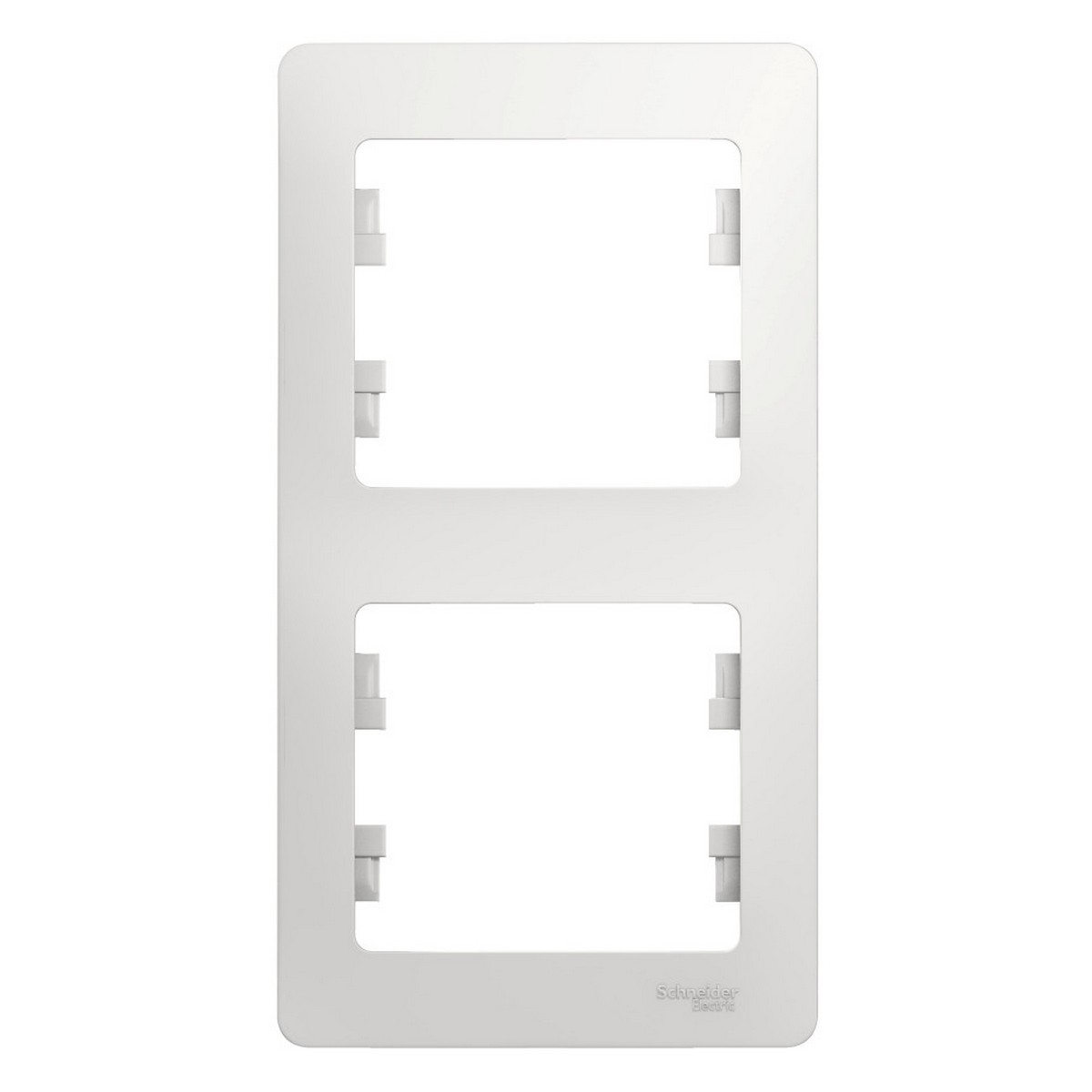 Glossa Белый Рамка Systeme Electric Glossa Белый 2-я, вертикальная GSL000106