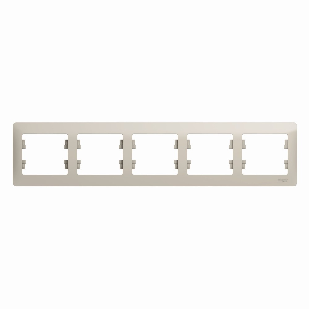 Glossa Молочный Рамка Systeme Electric Glossa Молочная 5-ая горизонтальная GSL000905