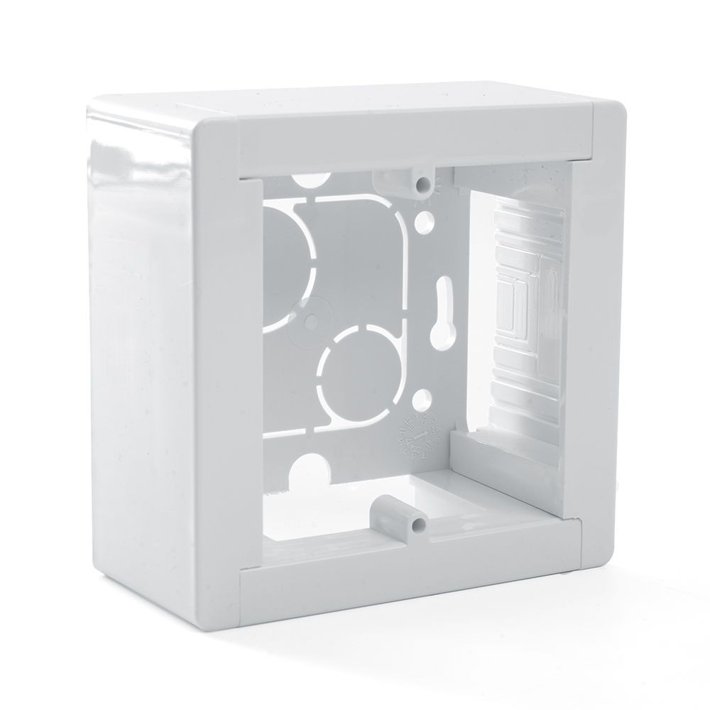 Коробка монтажная Stekker EBX20-04-1 для открытой установки 88*88*42,5мм, белый (К-440) 39928