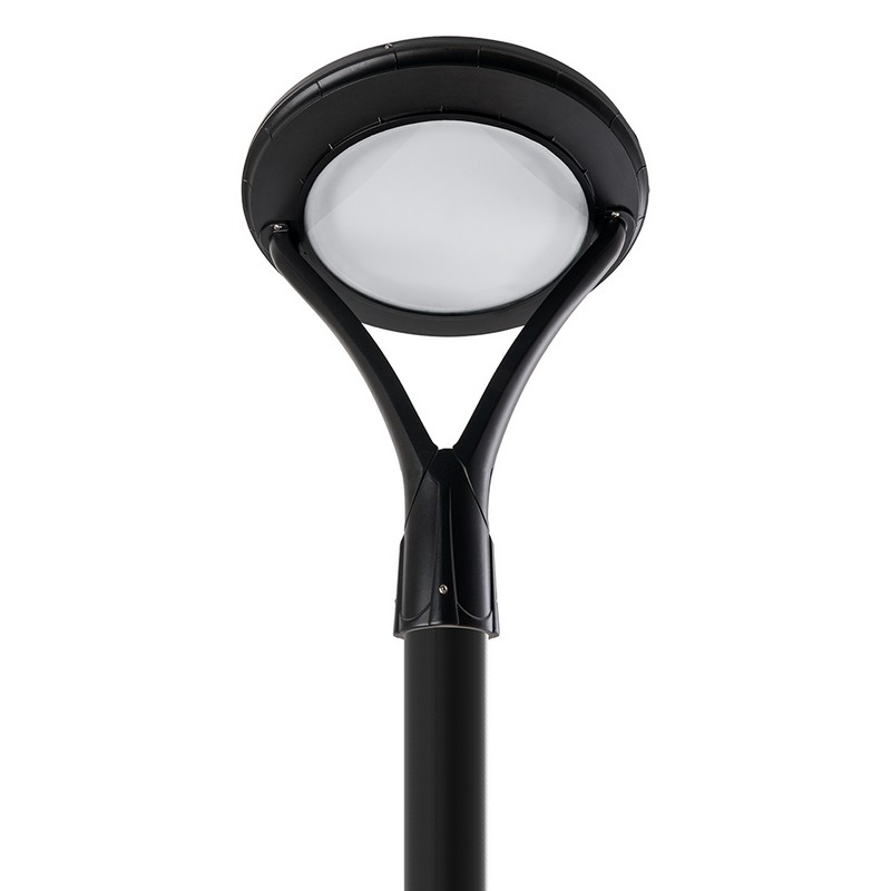 Консольные уличные светодиодные светильники на столб Светильник уличный FERON SP7020 50W 5000lm 5000K черный 48439 