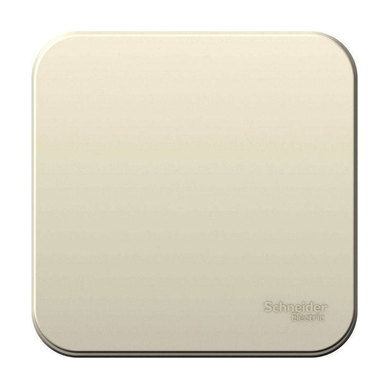 Blanca молочные розетки и выключатели Выключатель SE Blanca 1-клавишный Молочный наружный изолир. пластина BLNVA101012