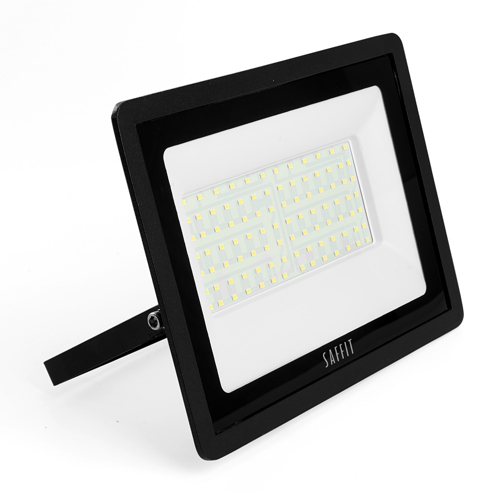 Прожекторы светодиодные Светодиодный прожектор Saffit SFL90-100 100W Черный 6400K 55068 