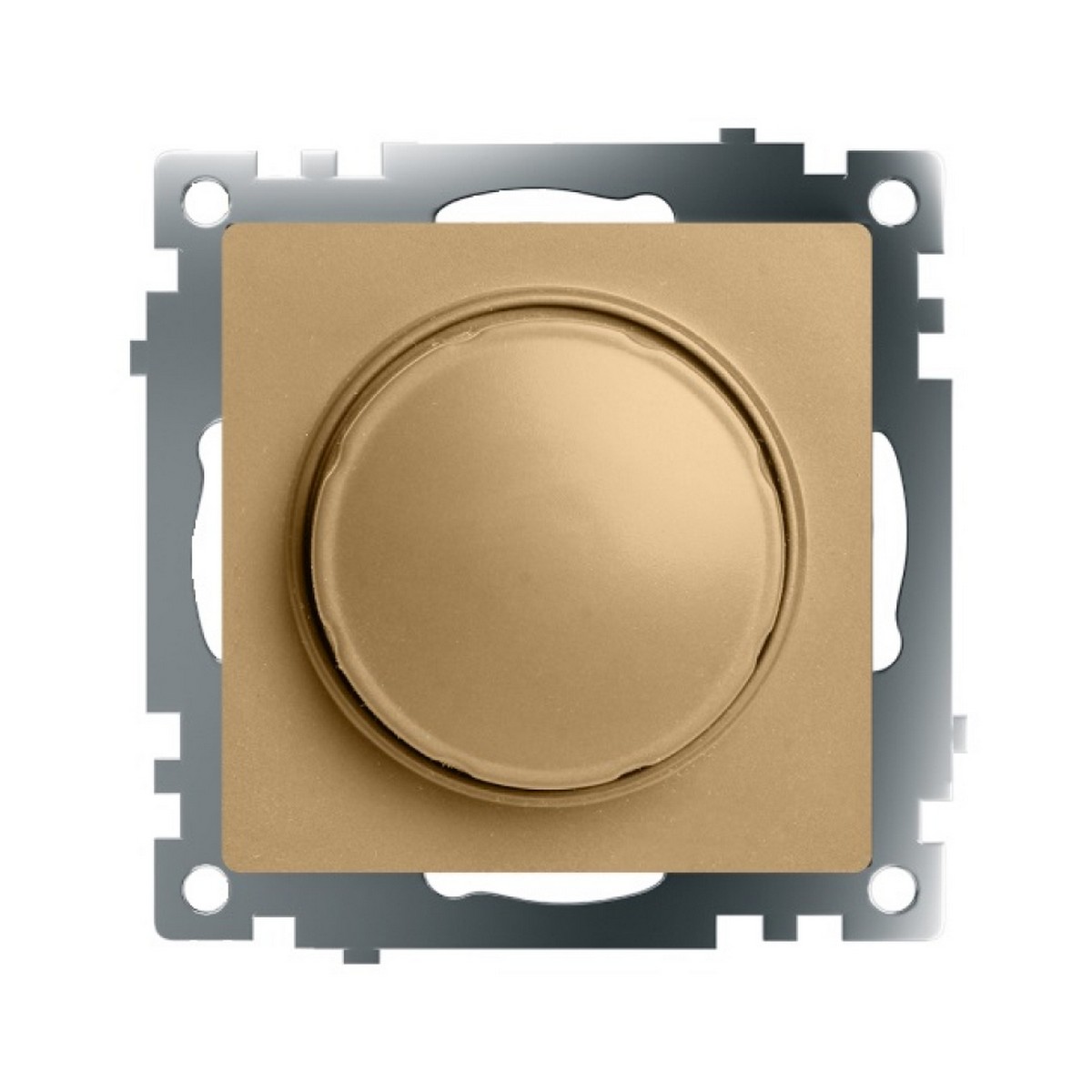 Катрин - Розетки и выключатели Stekker Выключатель диммирующий TRIAC STEKKER GLS10-7106-08 250В 500W Катрин золото  49218