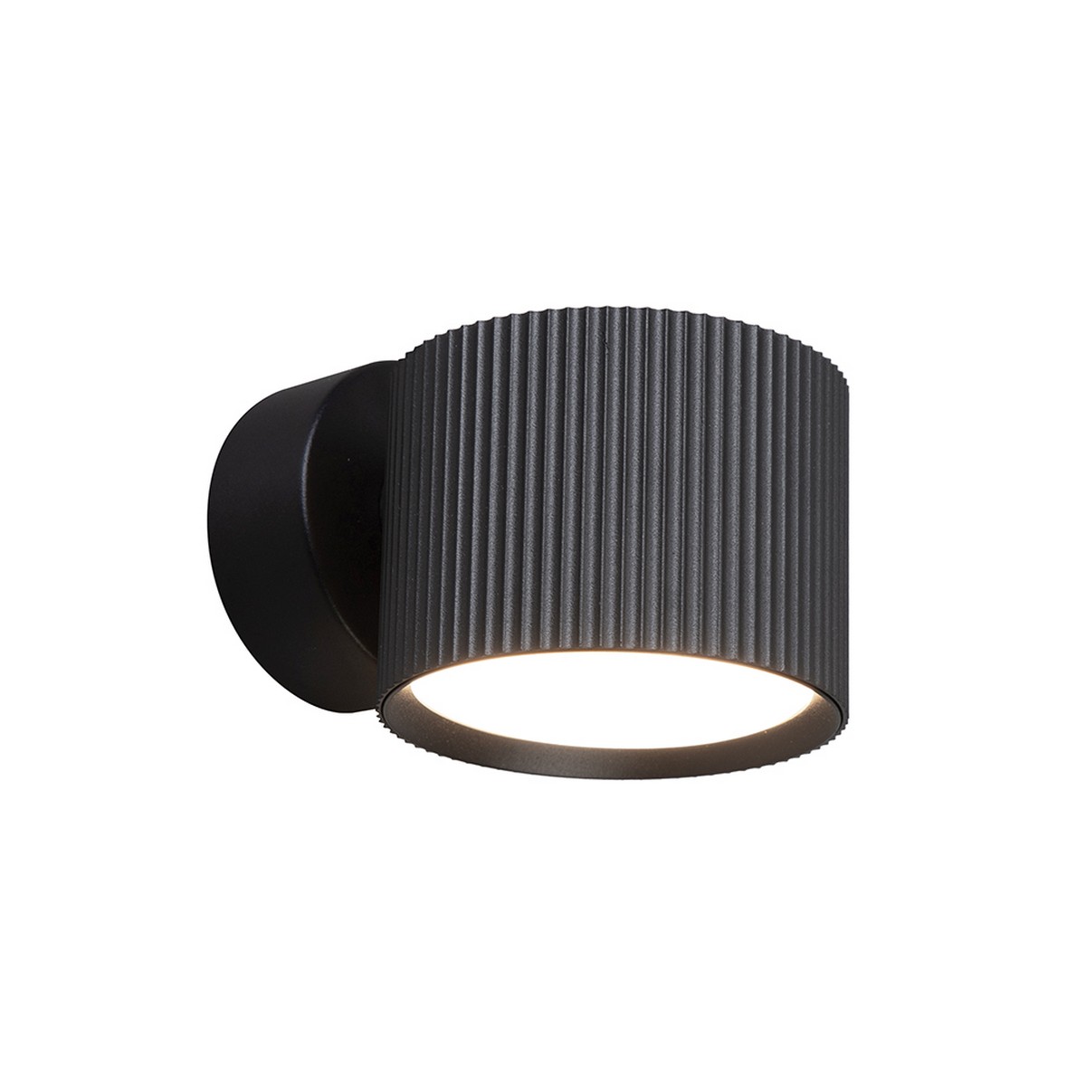 Накладные светодиодные светильники Светильник настенный Feron HL4580 ARIA 12W GX53 черный IP20 51675 