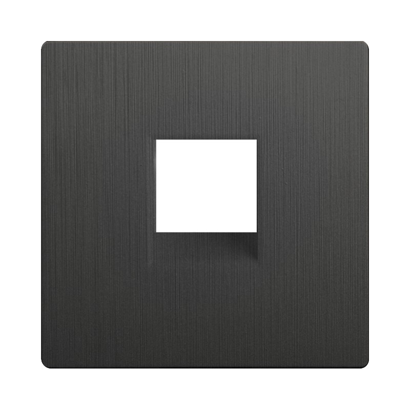 Werkel Графит рифленый механизмы Накладка Werkel для розетки телефонной RJ11 (графит рифленый) WL04-RJ-11-CP