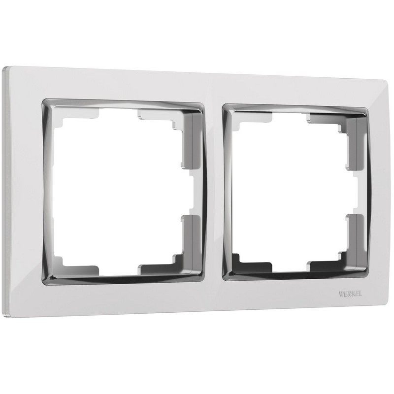 Рамки Werkel Snabb Рамка Werkel Snabb на 2 поста (белый/хром) W0021901