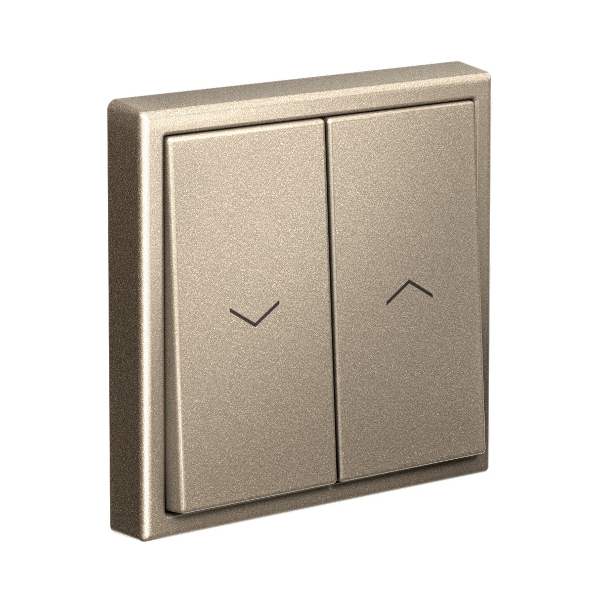 ArtGallery Шампань Выключатель SE ArtGallery Шампань 2-клавишный для жалюзи быстрозажим. клем. GAL000519S