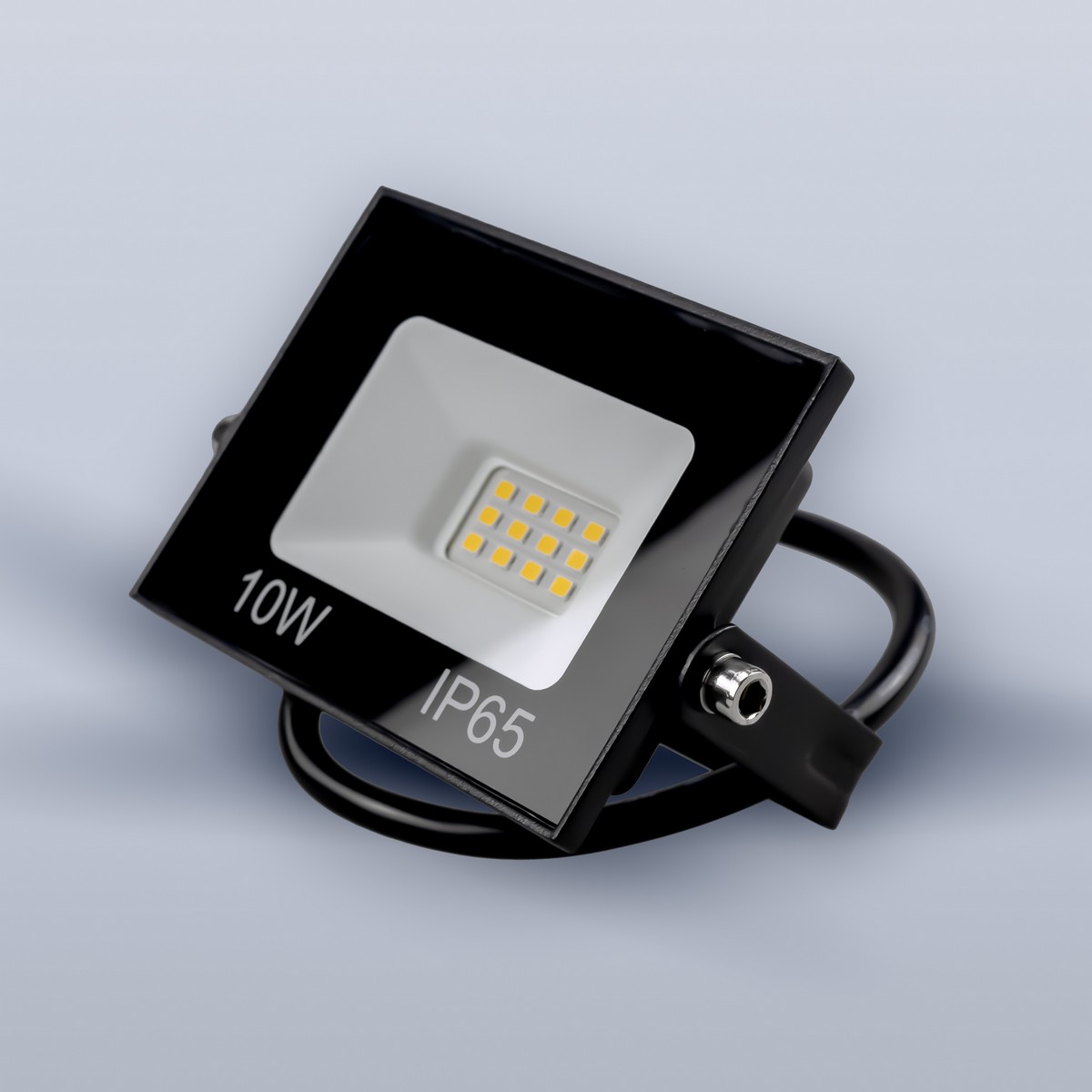 Прожекторы светодиодные Светодиодный прожектор ELEGANZ тонкий LUX 10W холодный 6000К 220V 1203 