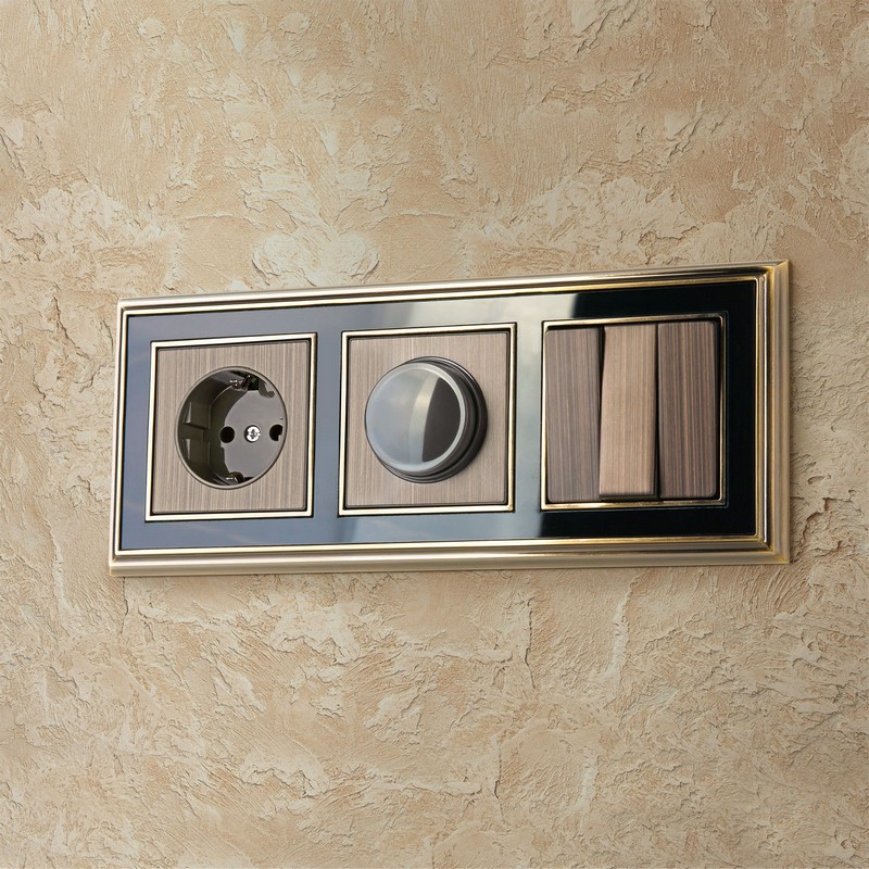 Werkel Бронзовый механизмы Накладка Werkel для розетки (бронзовый) W1179012